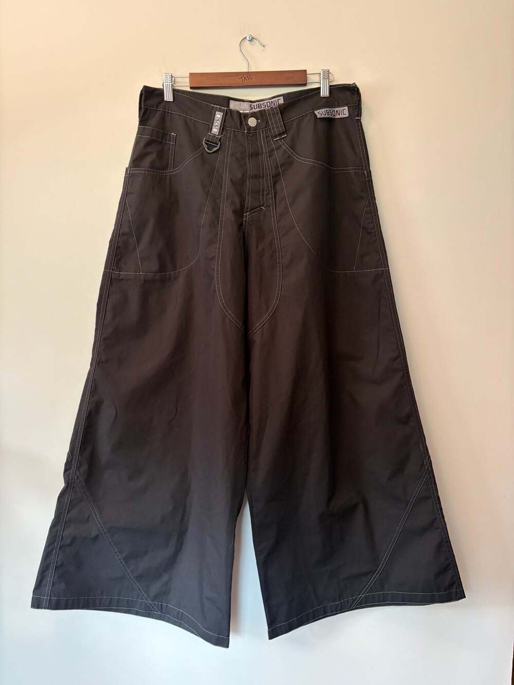 Vintage 90s SNUG INDUSTRIES Subsonic Rave Pants 575 Black 34x29 Fits Like 34x34